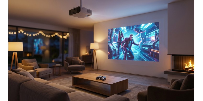 Домашній кінотеатр у 2026: як вибрати проєктор для перегляду фільмів та ігор