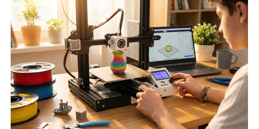 3D Printer for Beginners: How to Choose Your First Model, Set It Up, and Start Printing at Home