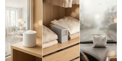 How to Choose a Moisture Absorber for Apartment, Closet and Car: Types, Efficiency and Comparison with Dehumidifiers in 2026