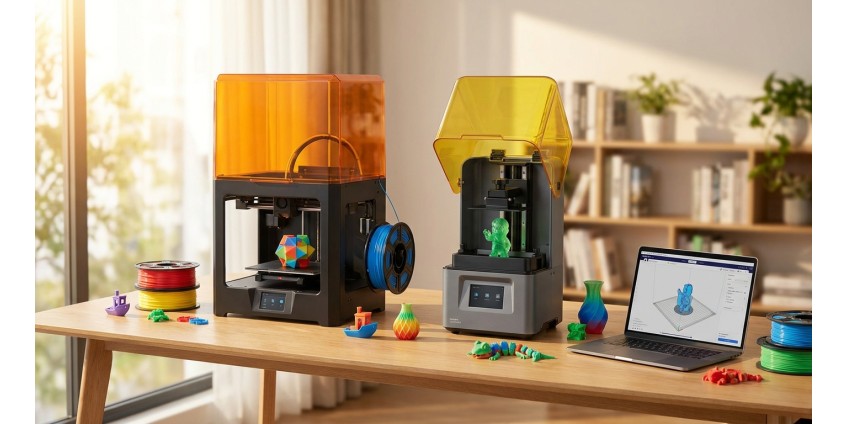 Як вибрати 3D принтер для домашнього використання у 2026: технології FDM vs SLA, матеріали, програмне забезпечення та перші проє