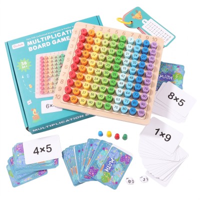 Treehole wooden educational board "3 in 1 Multiplication Table" Treehole wooden educational board "3 in 1 Multiplication Table"