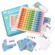 Treehole wooden educational board "3 in 1 Multiplication Table"