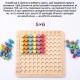 Treehole wooden educational board "3 in 1 Multiplication Table"