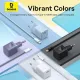 Мережевий зарядний пристрій Baseus GaN5 Fast Charger(mini) 1C 30W EU з кабелем Type-C, Moon White