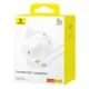 Мережевий зарядний пристрій Baseus GaN5 Fast Charger(mini) 1C 30W EU з кабелем Type-C, Moon White