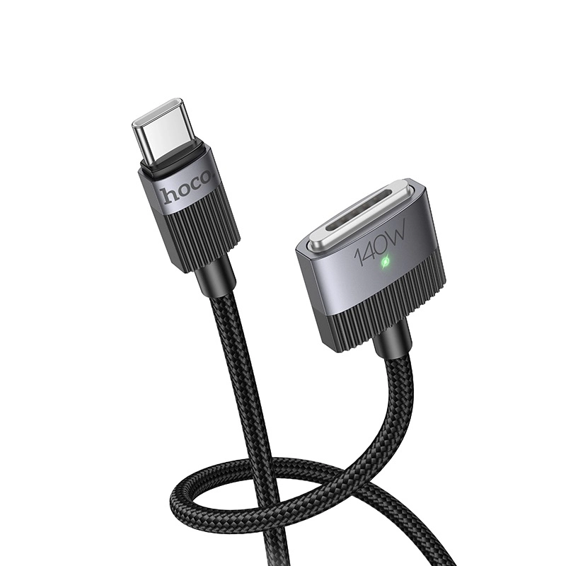Кабель HOCO U141 Magnetic Type-C to MagSafe 3 140W, чорний Кабель HOCO U141 Magnetic Type-C to MagSafe 3 140W, чорний