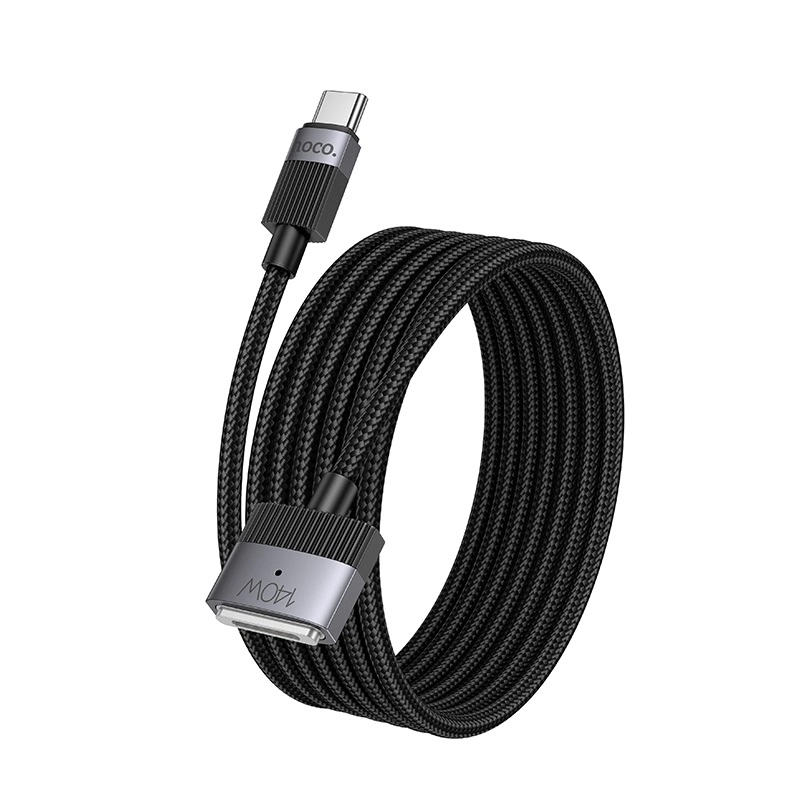 Кабель HOCO U141 Magnetic Type-C to MagSafe 3 140W, чорний Кабель HOCO U141 Magnetic Type-C to MagSafe 3 140W, чорний