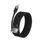 Кабель HOCO U141 Magnetic Type-C to MagSafe 3 140W, чорний Кабель HOCO U141 Magnetic Type-C to MagSafe 3 140W, чорний