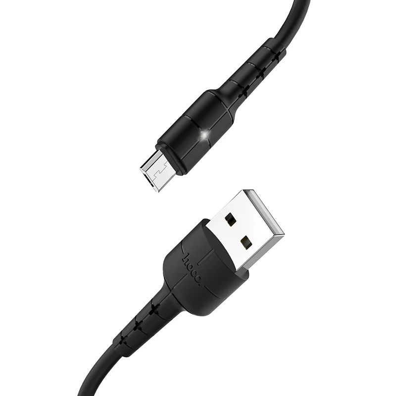 Кабель HOCO X30 Star Charging USB to Micro USB 1.2м, чорний