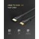 UGREEN ED015 HDMI 2.0 Flat Cable 2m, Black