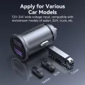 Автомобильное зарядное устройство Vention Two-Port USB 60W QC 3.0 Gray FFEH0