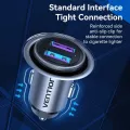 Автомобильное зарядное устройство Vention Two-Port USB 60W QC 3.0 Gray FFEH0
