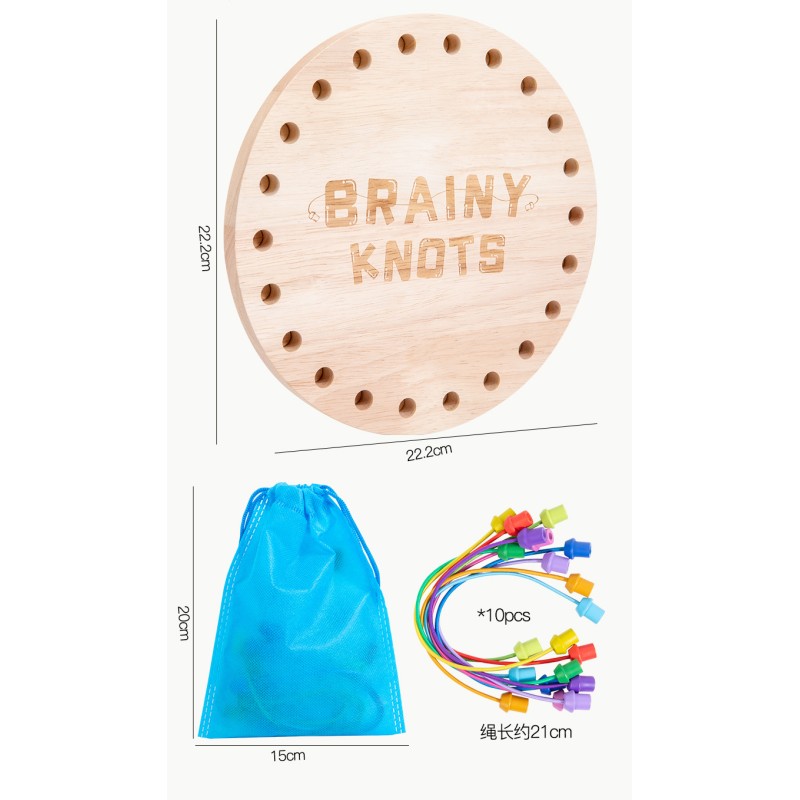 Настільна гра Brainy Knots - логічна головоломка з мотузками для дітей