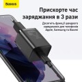 Мережевий зарядний пристрій Baseus Super Si Quick Charger 1C 25W EU Black