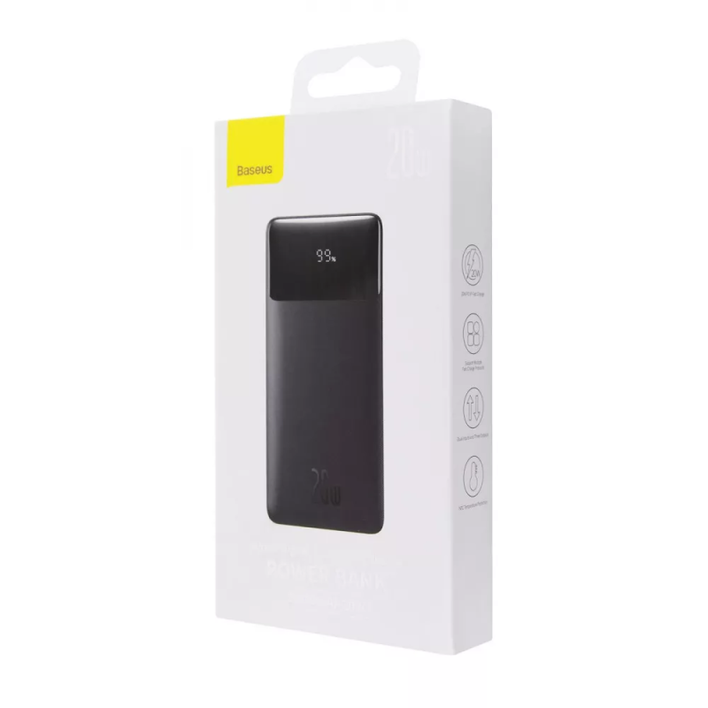 УМБ Baseus Bipow Overseas 10000 mAh Type-C + 2xUSB 20W Black (PPBD050301)