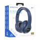 Бездротові навушники BOROFONE BO17 Wireless Headphones з вбудованим мікрофоном Bluetooth 5.0 + AUX + TF Dark Blue (BO17DU)