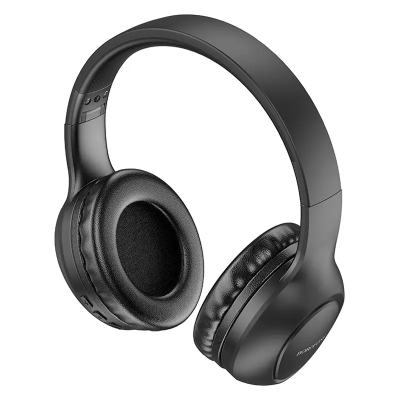 Беспроводные наушники BOROFONE BO19 MUSIQUE BT HEADPHONES со встроенным микрофоном Bluetooth 5.3 Black (BO19B)