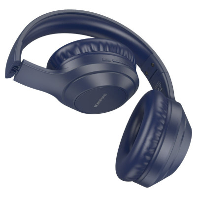 Бездротові навушники BOROFONE BO20 PLAYER BT HEADPHONES з вбудованим мікрофоном Bluetooth 5.3 + AUX Blue (BO20U)
