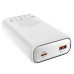 УМБ HOCO Q1A Kraft Fully Compatible Power Bank 20000 mAh USB-A + Type-C White (6931474736178)