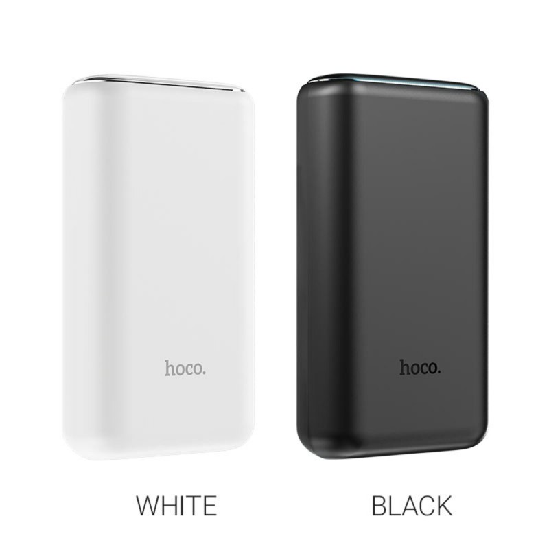 УМБ HOCO Q1A Kraft Fully Compatible Power Bank 20000 mAh USB-A+Type-C White (6931474736178)