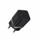 Сетевое зарядное устройство BASEUS GAN3 Fast Charger 1C 30W EU Type-C Black (CCGN010101)