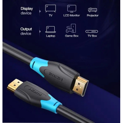 Кабель Vention HDMI – HDMI, v2.0, 4K 60Hz, 4K 30Hz, 1080P 60Hz 3 м (AACBI)