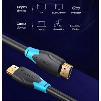 Кабель Vention HDMI - HDMI, v2.0, 4K 60Hz, 4K 30Hz, 1080P 60Hz 1.5 м (AACBG)