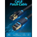 Кабель мережевий Vention Cat.8 SSTP RJ45 Інтернет кабель (патч-корд, Patch Cable) 3 м Black (IKABI)