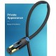 Кабель сетевой Vention Cat.8 SSTP RJ45 Интернет кабель (патч-корд, Patch Cable) 3 м Black (IKABI)