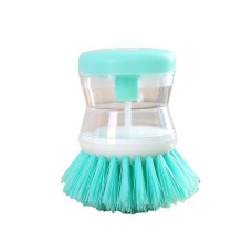 Щітка з мильницею для посуду з дозатором Бірюзова