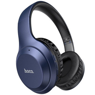 Навушники HOCO W30 Fun Move, Bluetooth 5.0, TF, AUX, 300mAh Blue (6931474735799)