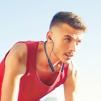 Навушники спортивні HOCO ES64 Sound Sports BT Earphones, Bluetooth 5.3, 30 годин роботи, 200mAh Navy Blue (6931474784476)