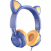 Навушники HOCO W36 Cat Ear з мікрофоном Midnight Blue (6931474770400)