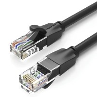 Кабель сетевой Vention Cat.6 UTP RJ45 Интернет кабель (патч-корд, Patch Cable) 1.5 м Black (IBEBG) Кабель сетевой Vention Cat.6 UTP RJ45 Интернет кабель (патч-корд, Patch Cable) 1.5 м Black (IBEBG)