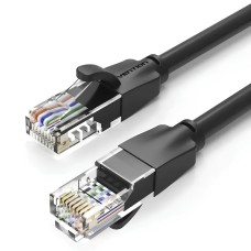 Кабель сетевой Vention Cat.6 UTP RJ45 Интернет кабель (патч-корд, Patch Cable) 5 м Black (IBEBJ)
