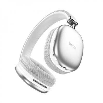 Наушники HOCO W35 Stereo Wireless Headphones со встроенным микрофоном 400 mAh Bluetooth 5.3, 40г, AUX, Micro-SD Белые