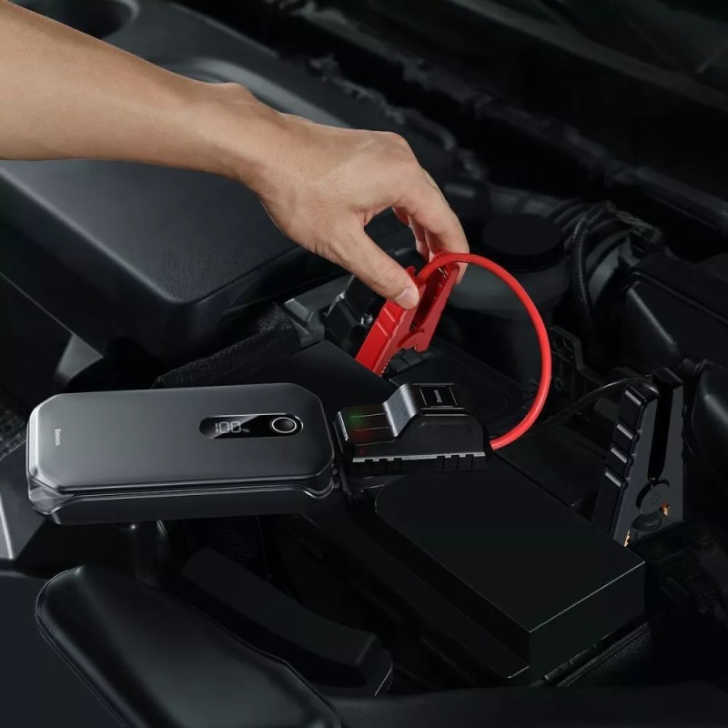 Пуско-зарядний пристрій Baseus Super Energy Pro Car Jump Starter 12000 mAh, 600-1000A Black (CRJS03-01)