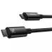 Кабель Baseus Tungsten Gold Data Cable 240W, Power Delivery 3.1, 480Mbps, Type-C to Type-C 2м Black (CAWJ040101)