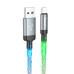 Кабель HOCO U112 Shine Charging Data Cable for iPhone USB to Lightning, 1м, 2.4А Grey (6931474788801)