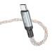 Кабель HOCO U112 Shine Charging Data Cable USB to Type-C, 1м, 2.4А Grey (6931474788818)