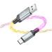 Кабель HOCO U112 Shine Charging Data Cable USB to Type-C, 1м, 2.4А Grey (6931474788818)