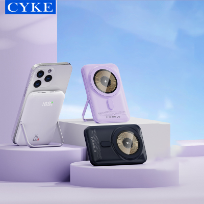 УМБ CYKE Q15 10000 mAh PD 20W MagSafe Wireless Powerbank Purple