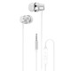 Навушники Dudao X10Pro Wired Earphone (3.5 mm mini-Jack) з мікрофоном White