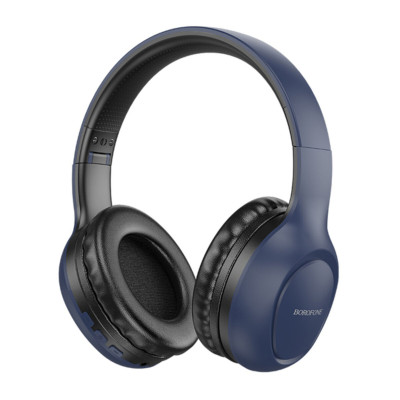 Бездротові навушники BOROFONE BO19 MUSIQUE BT HEADPHONES з вбудованим мікрофоном Bluetooth 5.3 Black (BO19B)