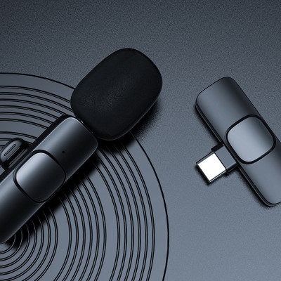 Бездротовий петельний мікрофон K9 Lightning (K9-Lightning) для iPhone Всеспрямований Чорний