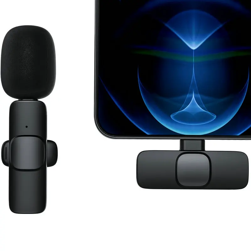 Беспроводной петельный микрофон K9 Lightning (K9-Lightning) для iPhone Всенаправленный Черный