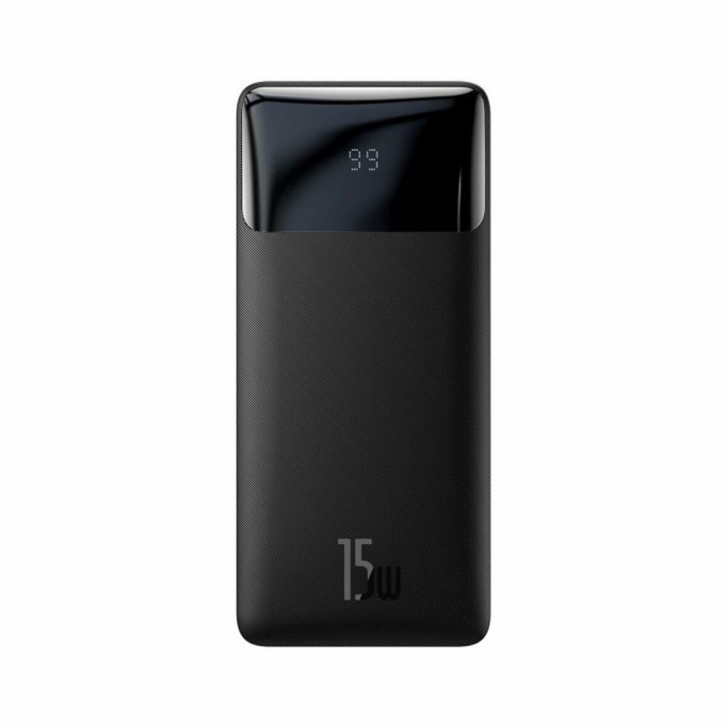 УМБ Baseus Bipow Digital Display PowerBank 20000 mAh Type-C + 2xUSB + Micro USB 15W Black (PPBD050101)