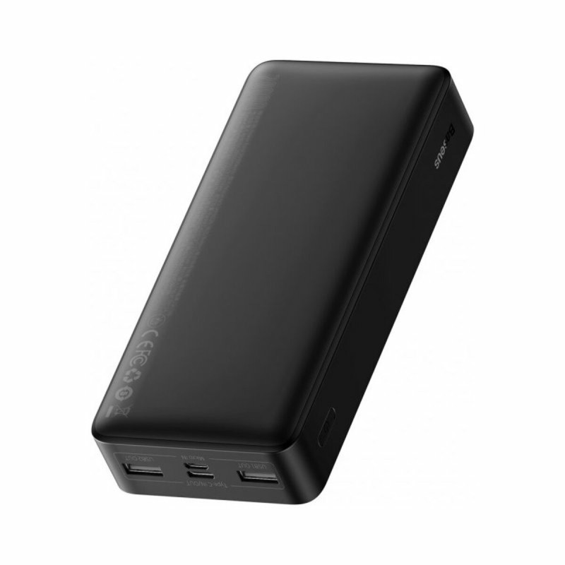 УМБ Baseus Bipow Digital Display PowerBank 20000 mAh Type-C + 2xUSB + Micro USB 15W Black (PPBD050101)