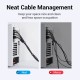 Органайзер для кабелей Vention Cable Tie 5м стяжка/липучка Black (KAABJ)