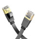 Кабель сетевой Hoco US07 Cat.6 RJ45 Экранированный Интернет кабель (патч-корд, Patch Cable) 10 м Black (6931474780713)